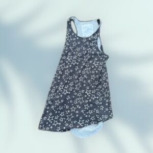 Frank & Eileen  Tee Lab Starry Tank Top - Dark Gray & White Size M